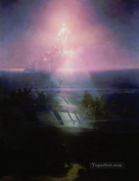 イエス Painting - ルフォールの難破船 イエス・キリスト ロマンチックな イワン・アイヴァゾフスキー ロシア語